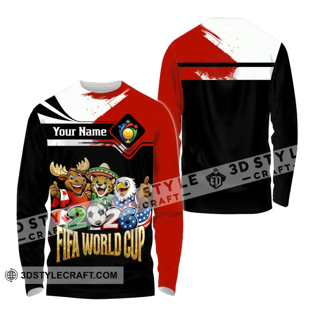 Unisex Shirt - Custom World Cup 2026 Shirt - Long Sleeve Shirt / S - T-shirt