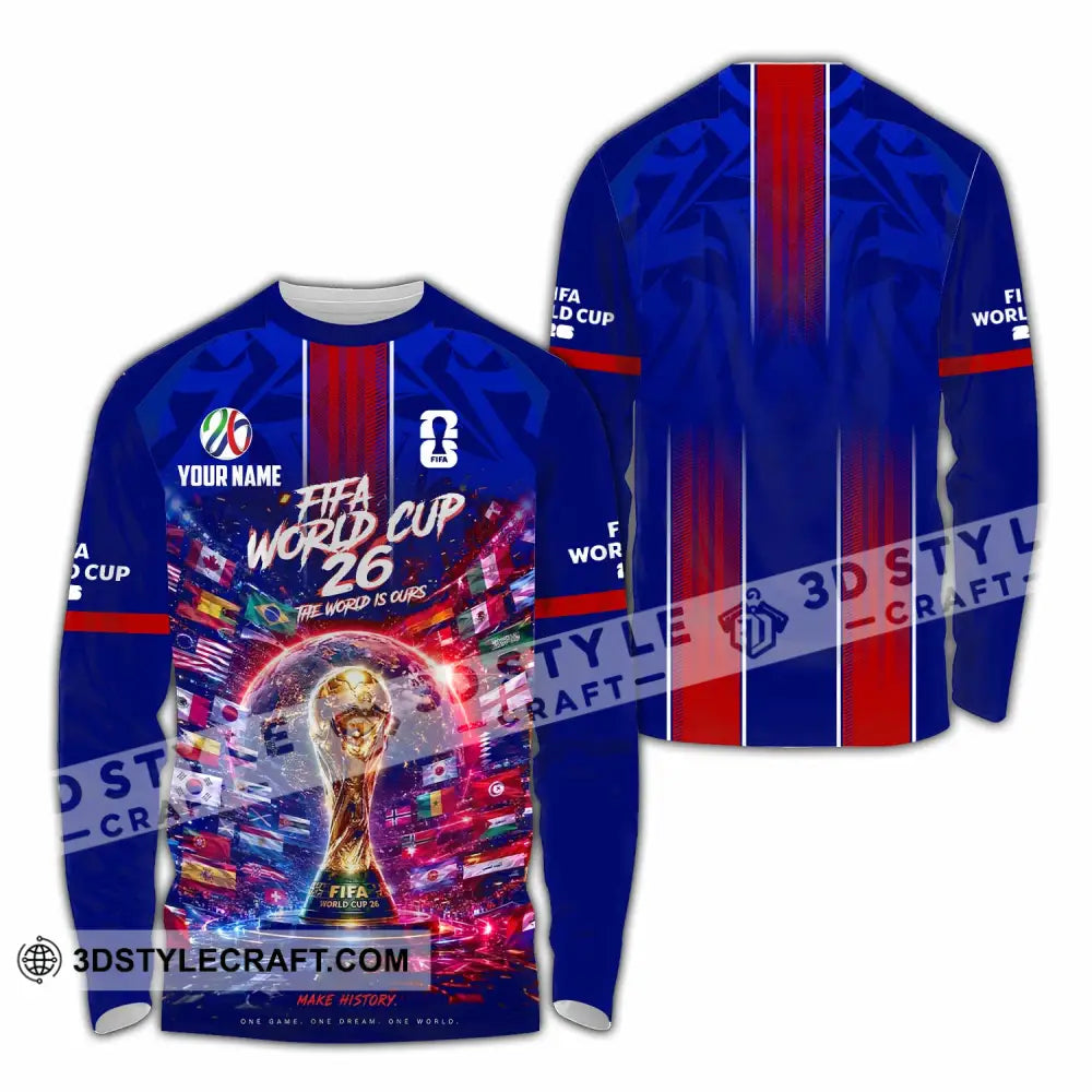 Unisex Shirt - Custom World Cup 2026 Shirt - Long Sleeve Shirt / S - T-shirt