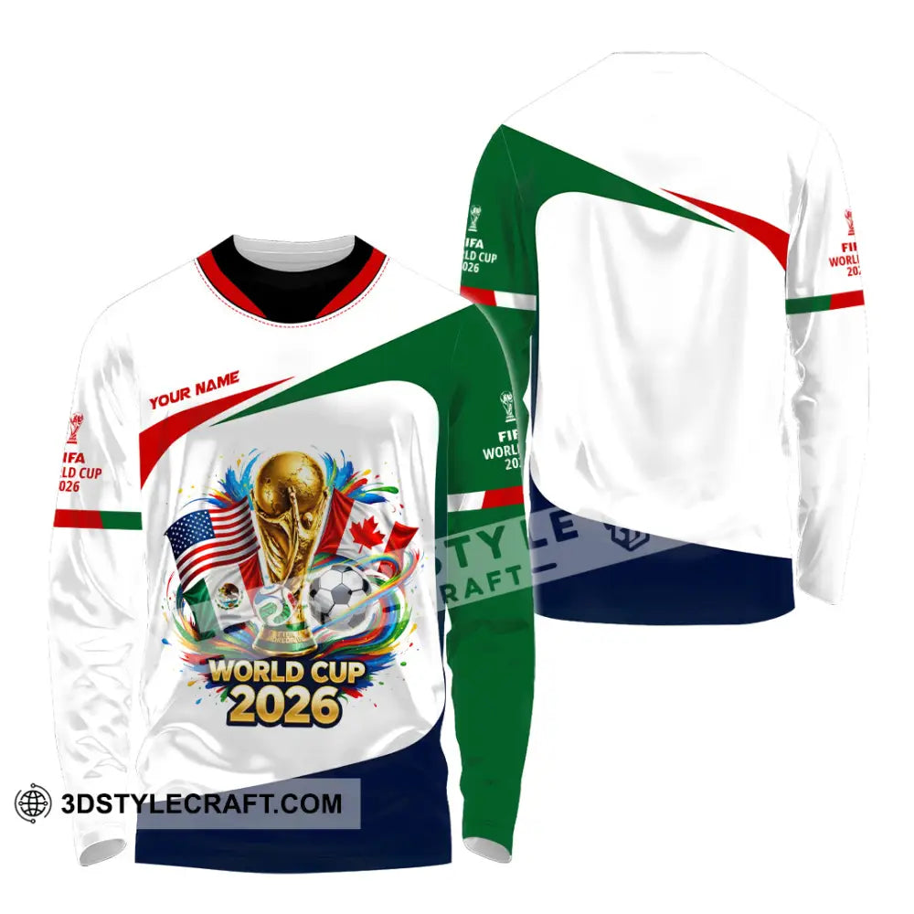 Unisex Shirt - Custom World Cup 2026 Shirt - Long Sleeve Shirt / S - T-shirt