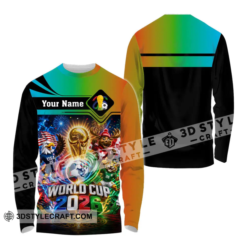 Unisex Shirt - Custom World Cup 2026 Shirt - Long Sleeve Shirt / S - T-shirt