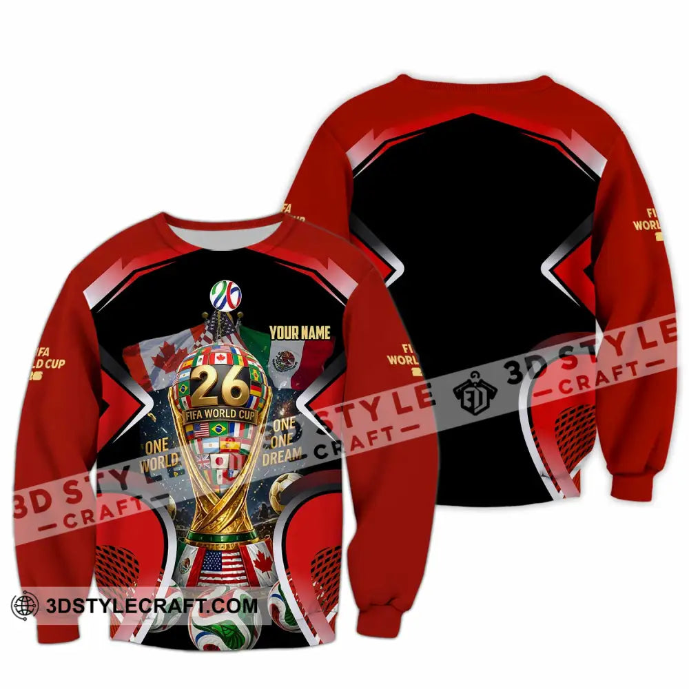 Unisex Shirt - Custom World Cup 2026 Shirt - Long Sleeve / S - T-shirt