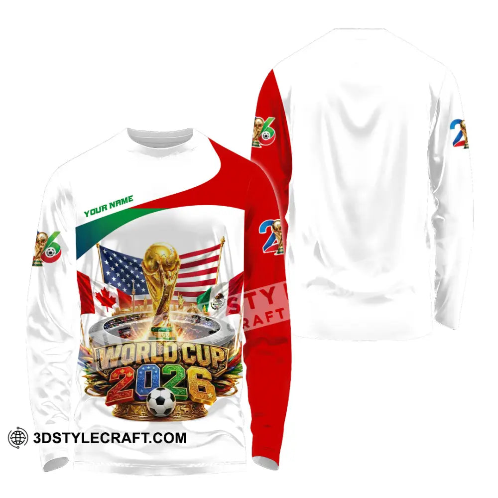 Unisex Shirt - Custom World Cup 2026 Shirt - Long Sleeve Shirt / S - T-shirt
