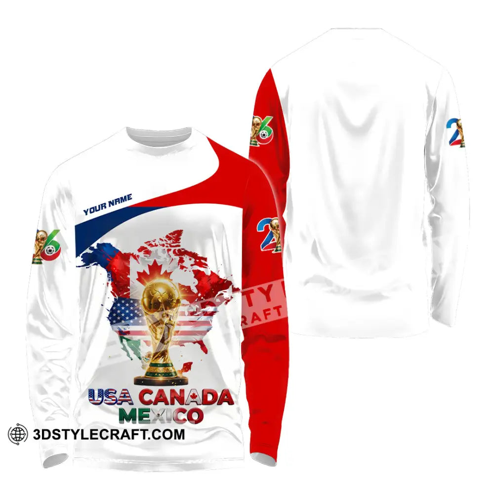 Unisex Shirt - Custom World Cup 2026 Shirt - Long Sleeve Shirt / S - T-shirt
