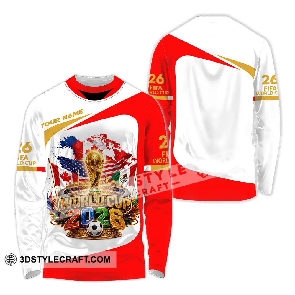 Unisex Shirt - Custom World Cup 2026 Shirt - Long Sleeve Shirt / S - T-shirt
