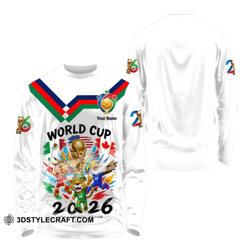 Unisex Shirt - Custom World Cup 2026 Shirt - Long Sleeve Shirt / S - T-shirt