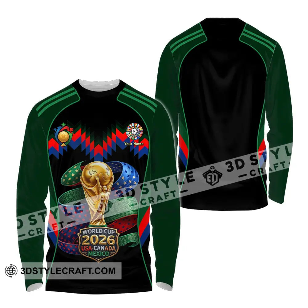 Unisex Shirt - Custom World Cup 2026 Shirt - Long Sleeve Shirt / S - T-shirt