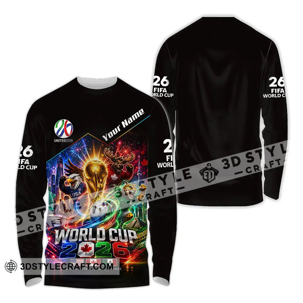 Unisex Shirt - Custom World Cup 2026 Shirt - Long Sleeve Shirt / S - T-shirt