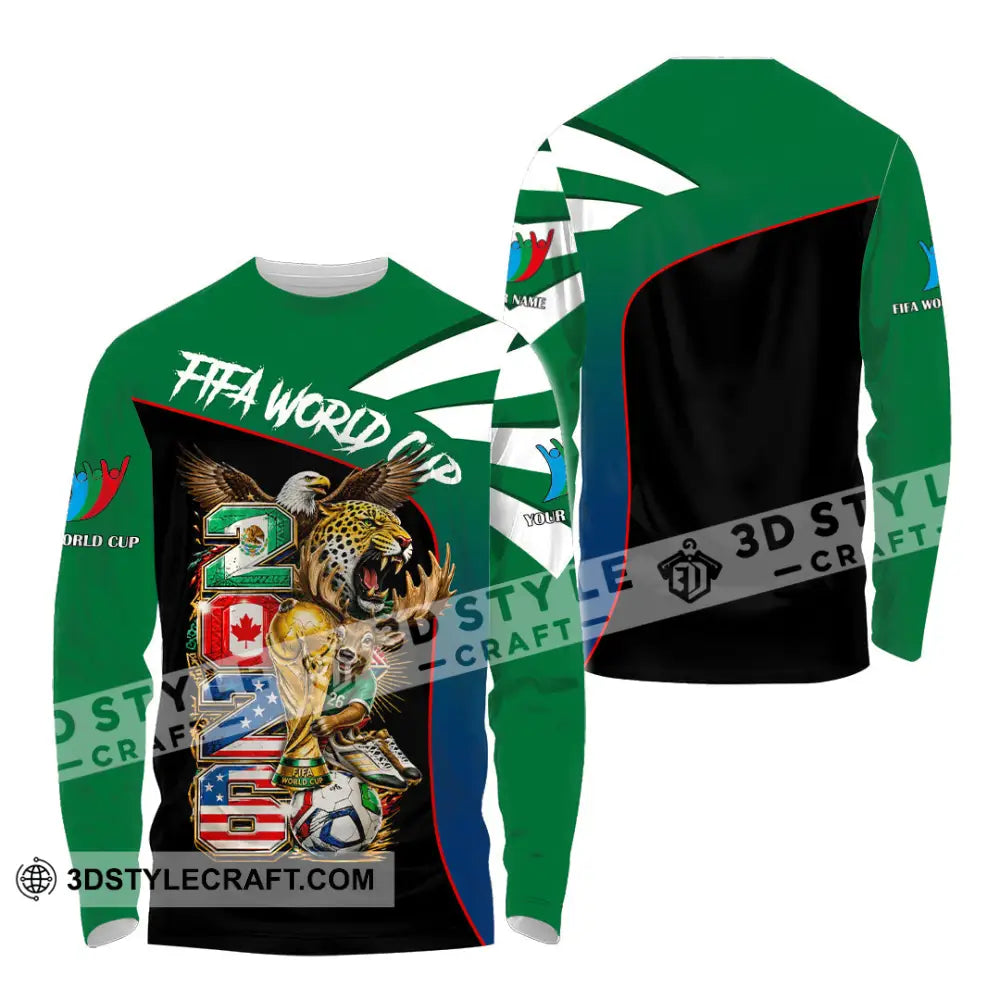 Unisex Shirt - Custom World Cup 2026 Shirt - Long Sleeve Shirt / S - T-shirt