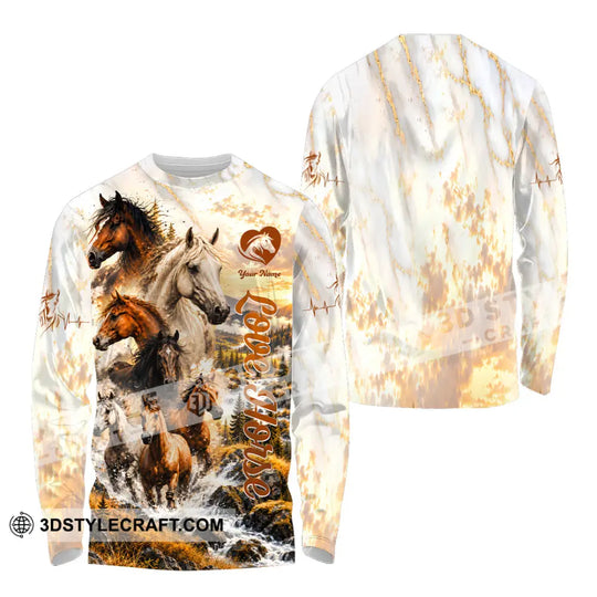 Unisex Shirt - Custom Love Horse Shirt style option 2