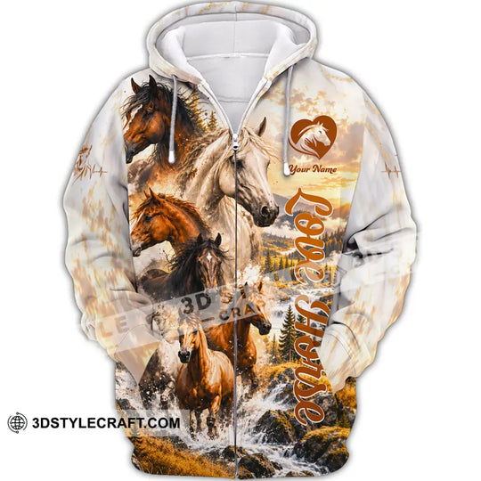Unisex Shirt - Custom Love Horse Shirt style option 4