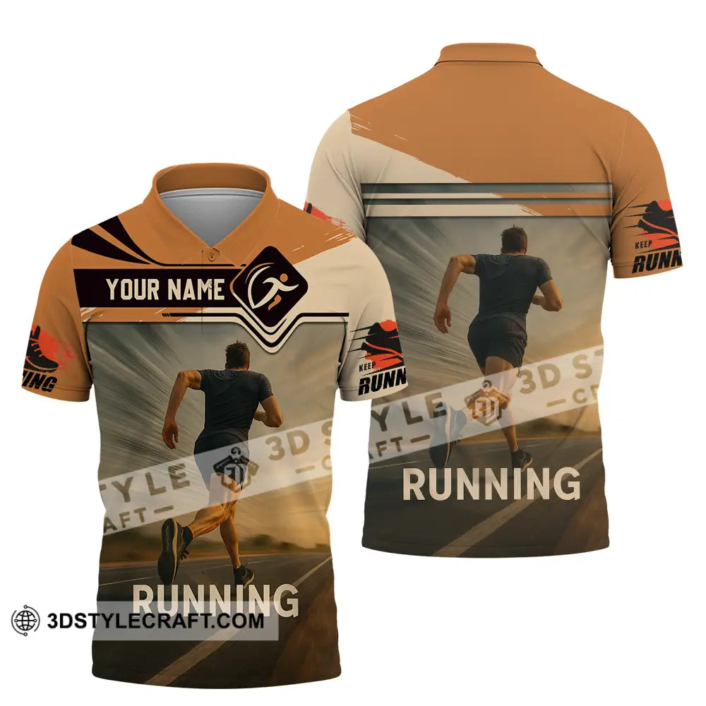 Unisex Shirt - Custom Love Running Shirt Polo Shirt / S T-shirt