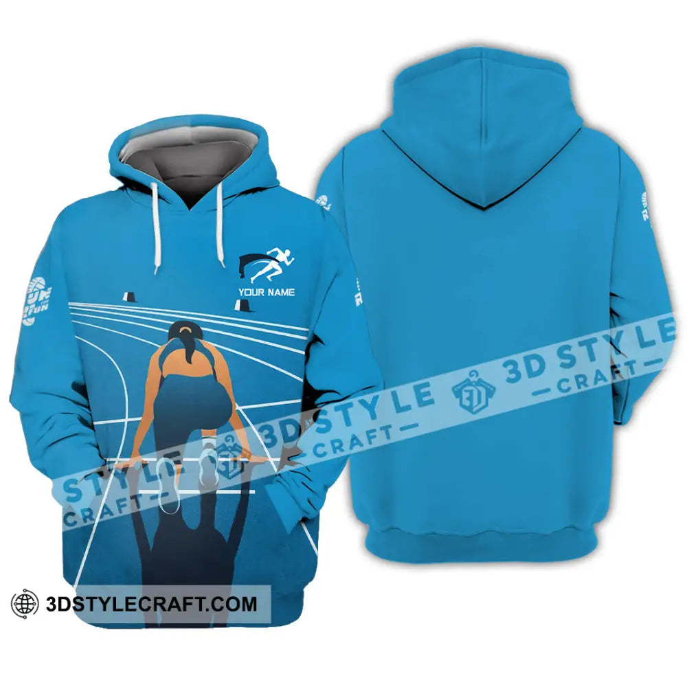 Unisex Shirt - Custom Love Running Sport Shirt Hoodie / S T-shirt