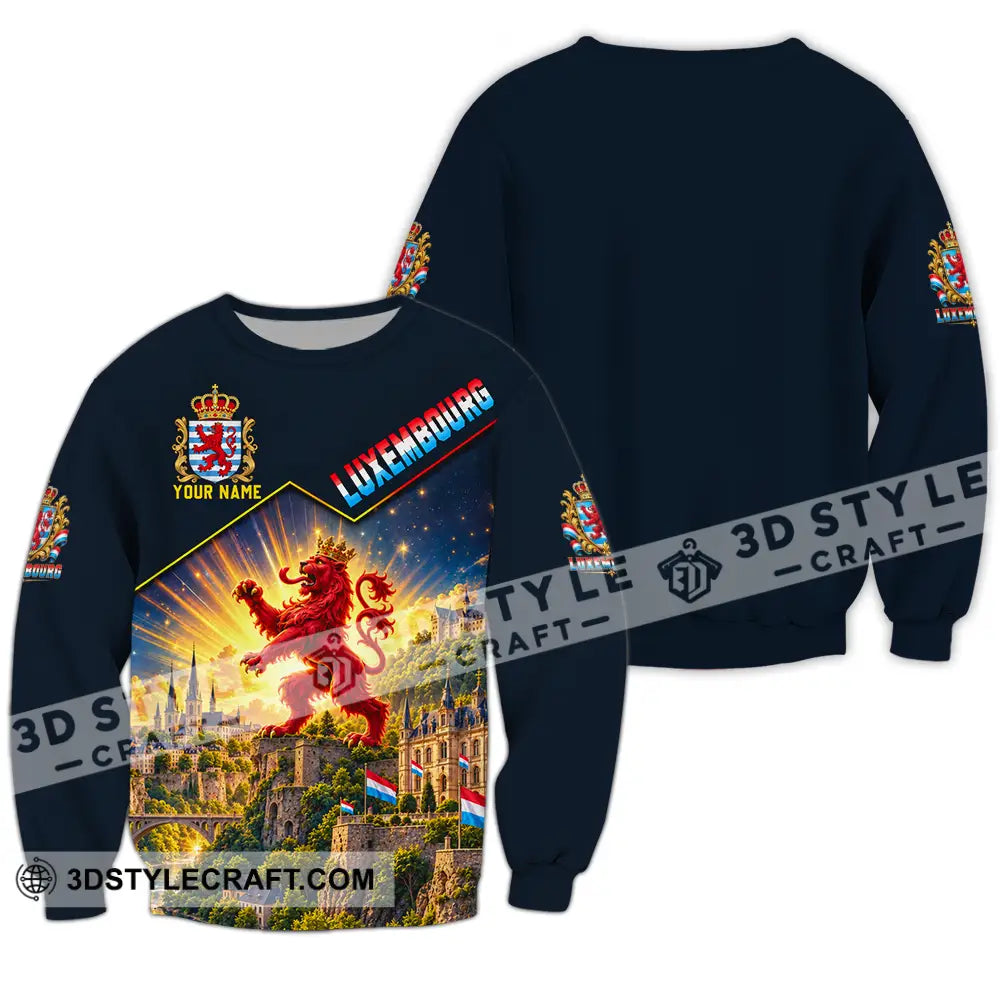 Unisex Shirt - Custom Luxembourg Shirt - Long Sleeve / S - T-shirt