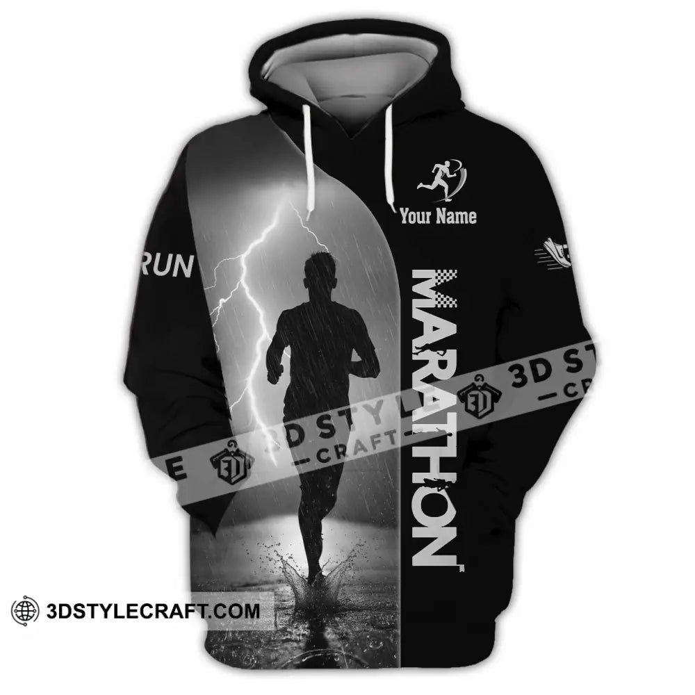 Unisex Shirt - Custom Marathon 3D Shirt Hoodie / S T-shirt