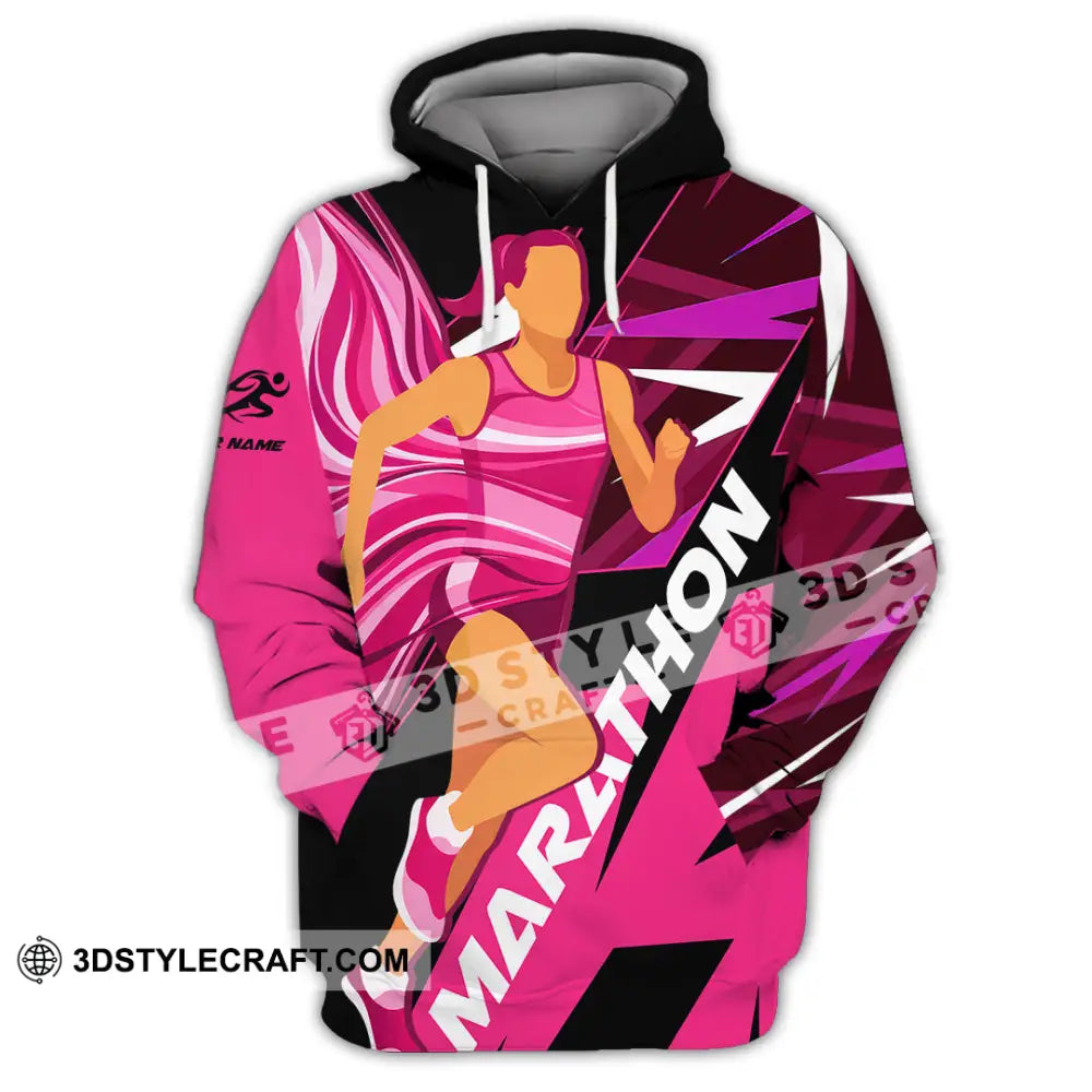 Unisex Shirt - Custom Marathon 3D Shirt Hoodie / S T-shirt