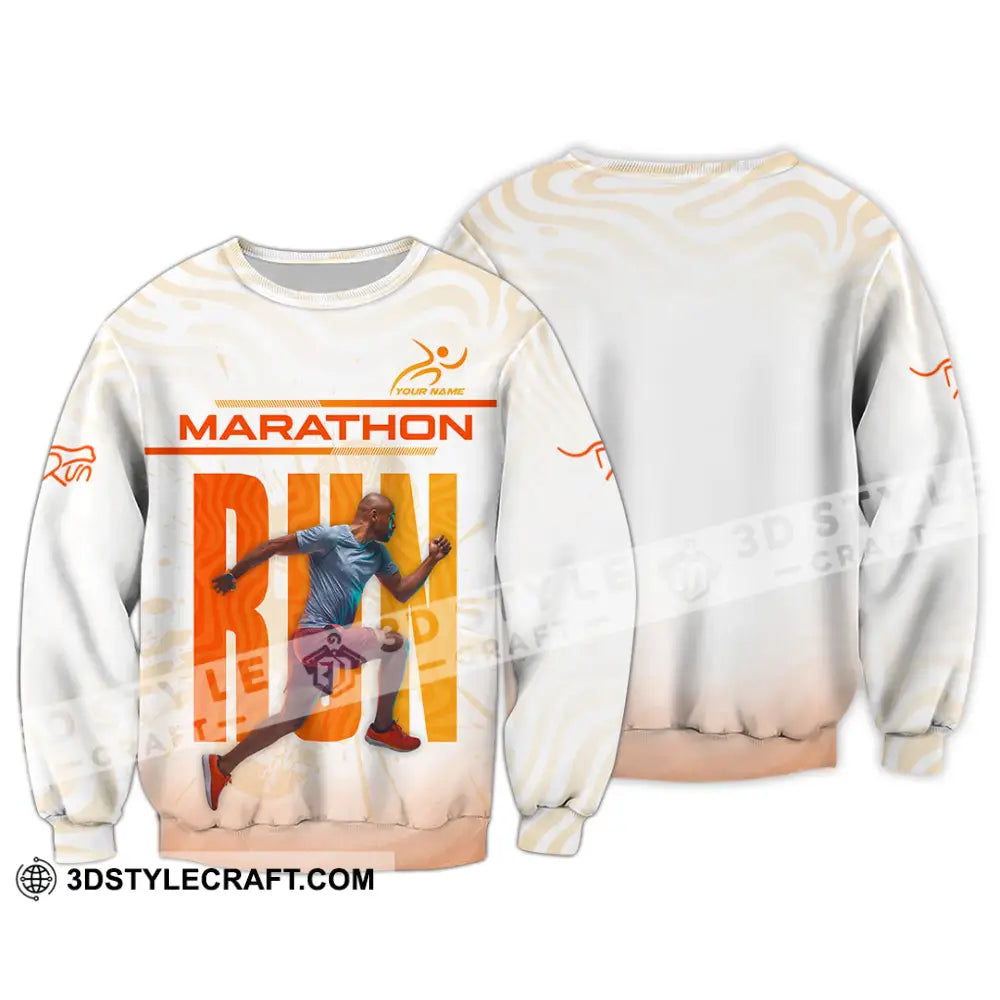 Unisex Shirt - Custom Marathon 3D Shirt Long Sleeve / S T-shirt