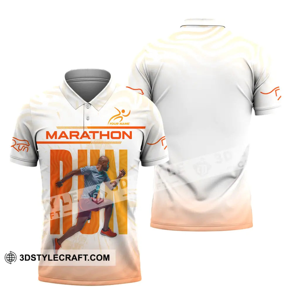 Unisex Shirt - Custom Marathon 3D Shirt Polo Shirt / S T-shirt