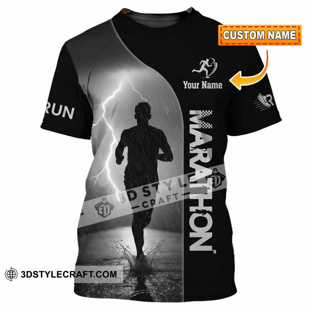 Unisex Shirt - Custom Marathon 3D Shirt T-shirt