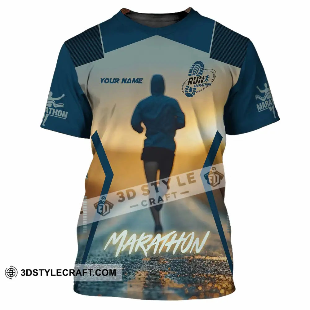 Unisex Shirt - Custom Marathon 3D Shirt T-Shirt / S T-shirt
