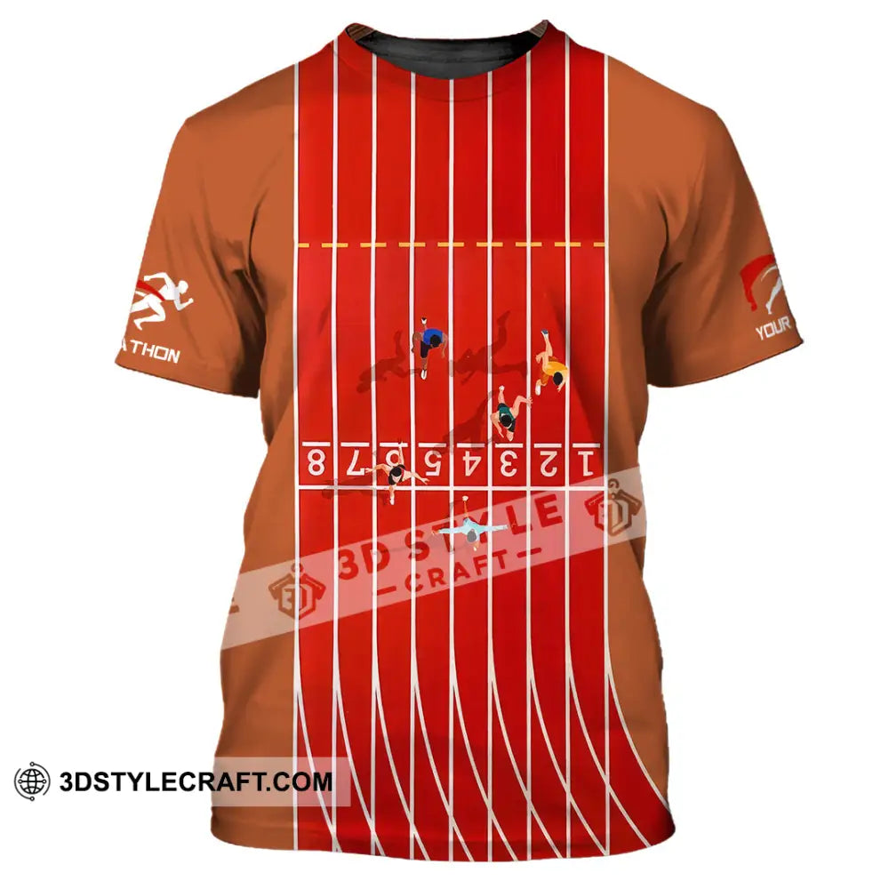 Unisex Shirt - Custom Marathon Running Lover Sport Shirt T-Shirt / S T-shirt