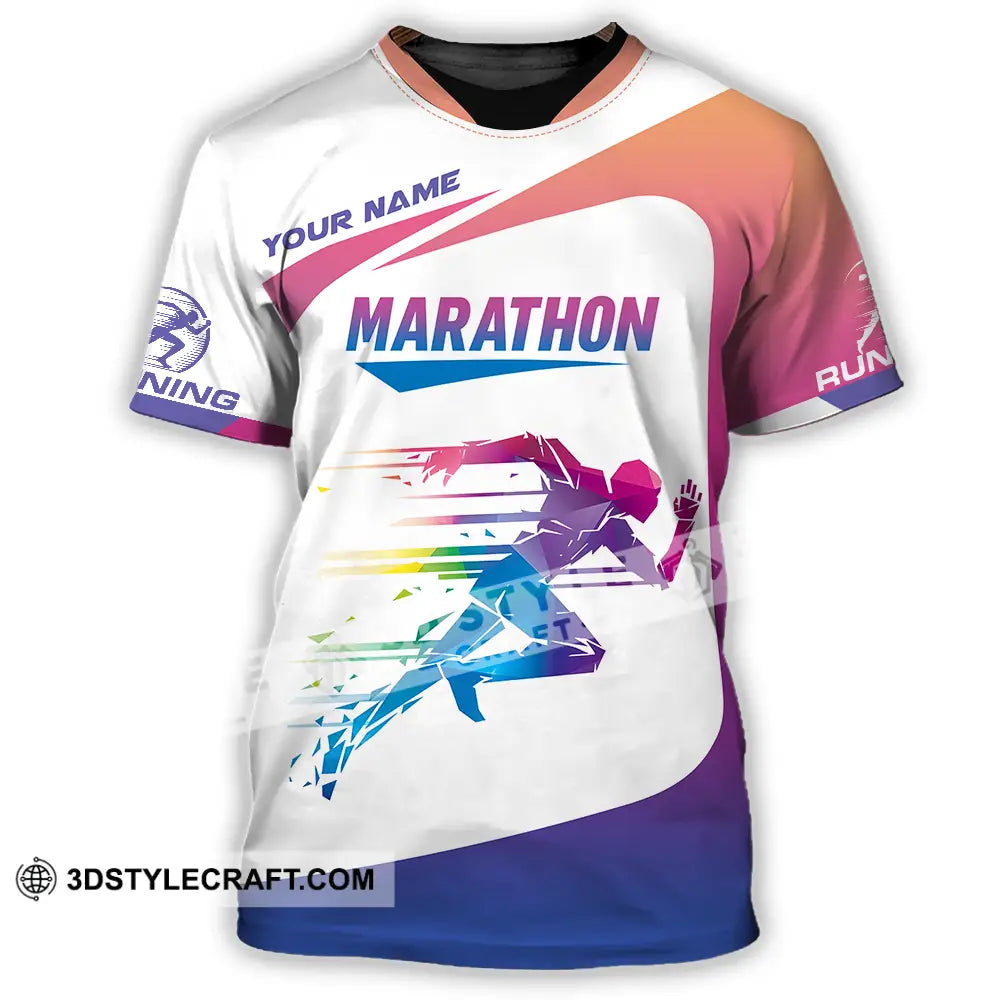 Unisex Shirt - Custom Marathon Running Lover Sport Shirt T-Shirt / S T-shirt