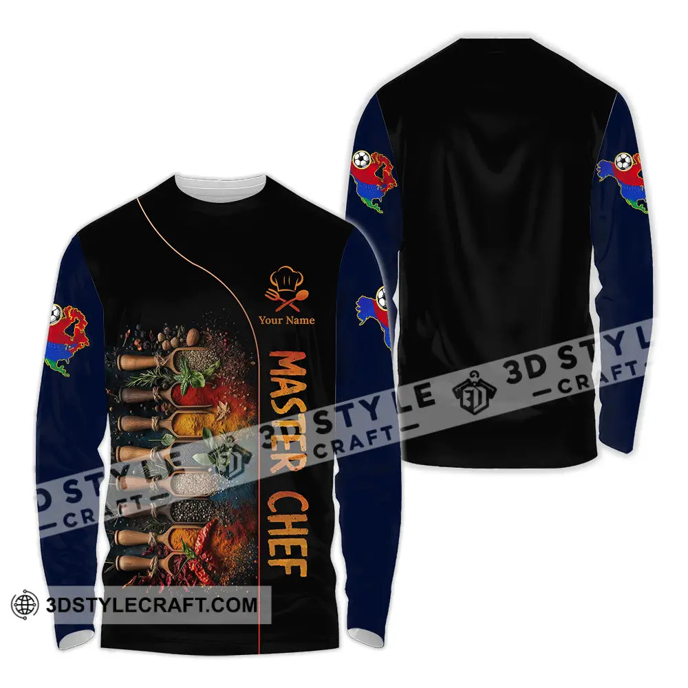 Unisex Shirt - Custom Master Chef 3D Shirt Long Sleeve Shirt / S T-shirt