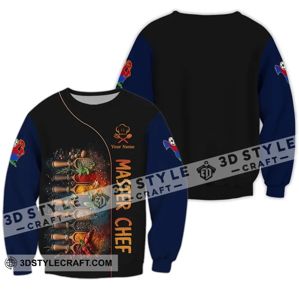 Unisex Shirt - Custom Master Chef 3D Shirt Long Sleeve / S T-shirt