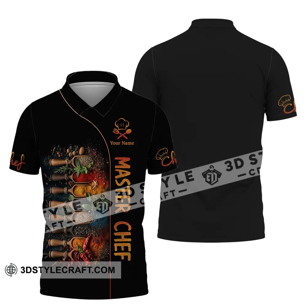 Unisex Shirt - Custom Master Chef 3D Shirt Polo Shirt / S T-shirt
