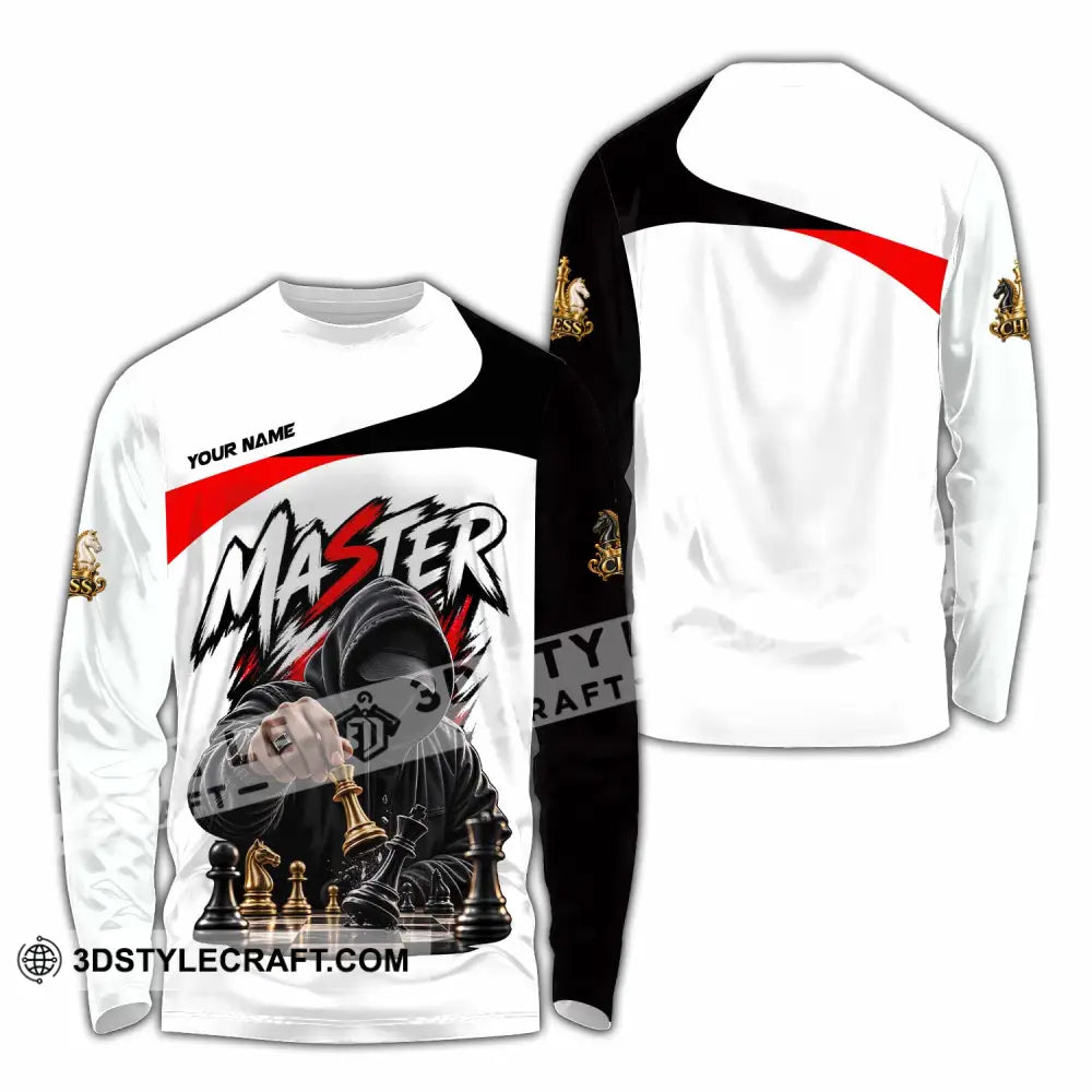 Unisex Shirt - Custom Master Chess Shirt - Long Sleeve Shirt / S - T-shirt