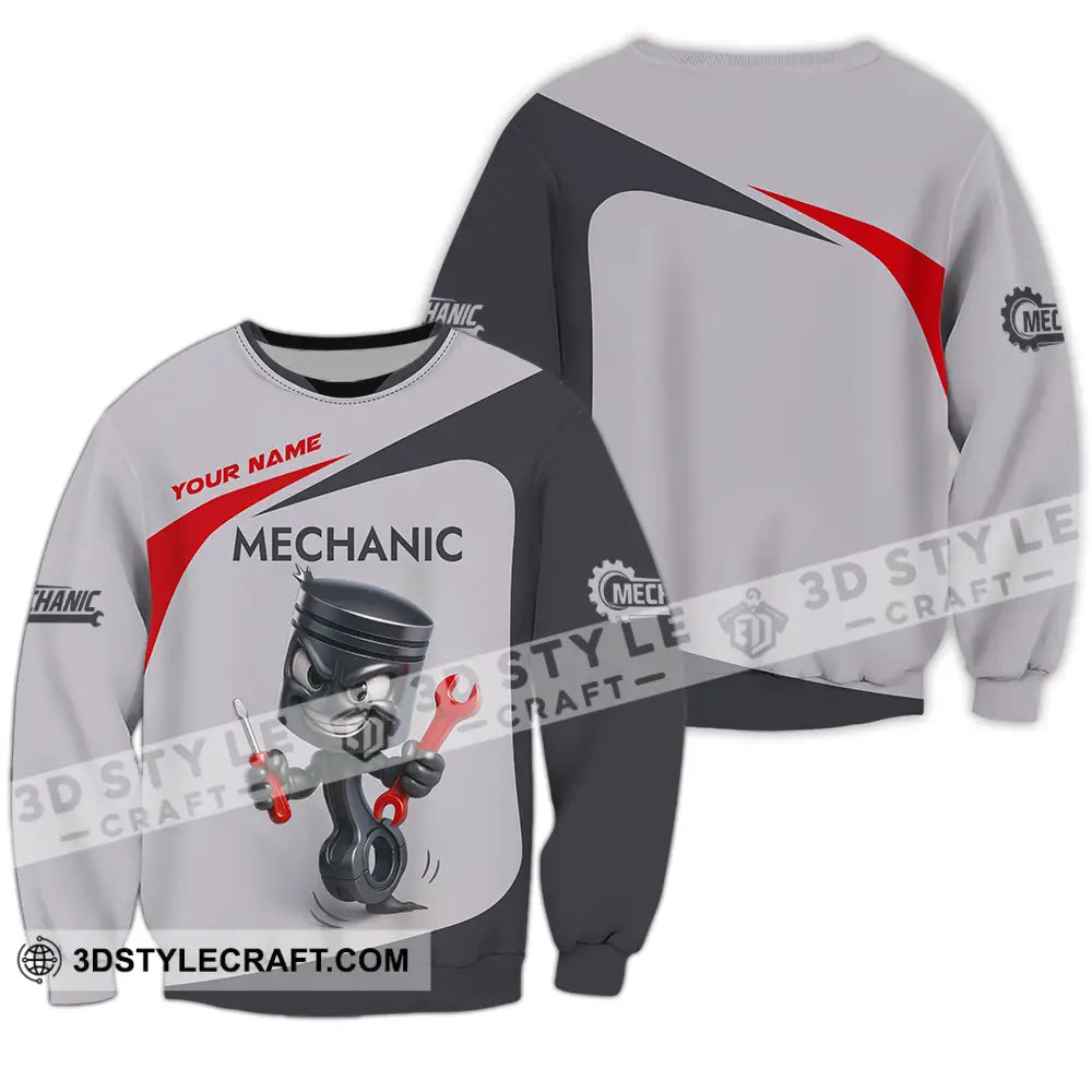 Unisex Shirt Custom Mechanic Shirt Long Sleeve / S T shirt