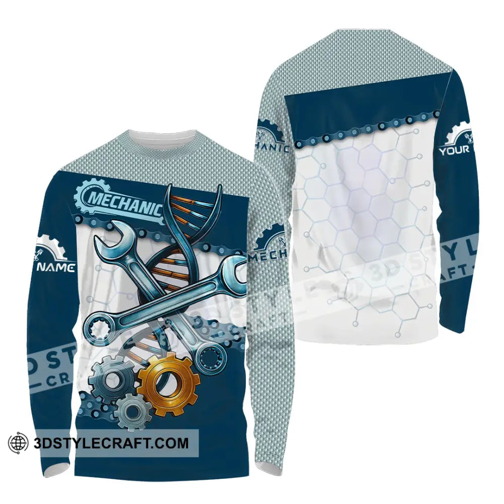 Unisex Shirt - Custom Mechanic Shirt - Long Sleeve Shirt / S - T-shirt