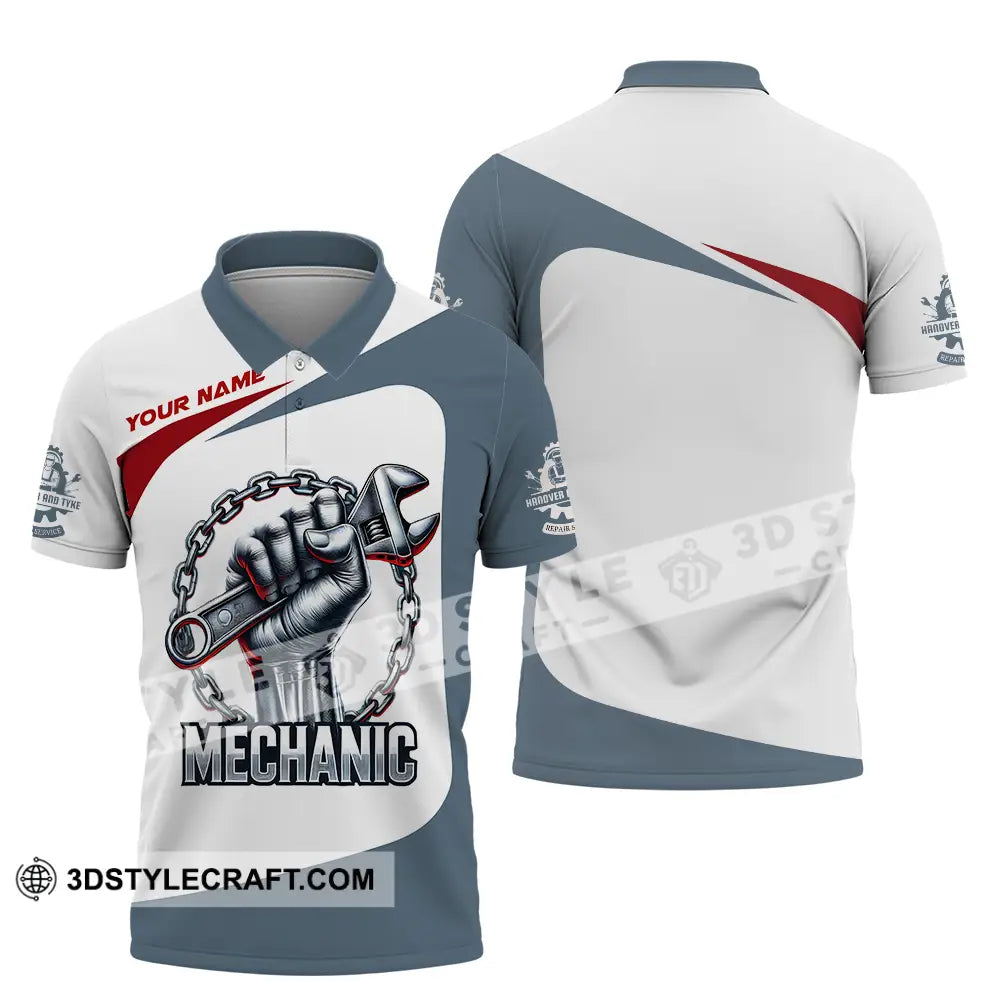 Unisex Shirt - Custom Mechanic Shirt Polo Shirt / S T-shirt