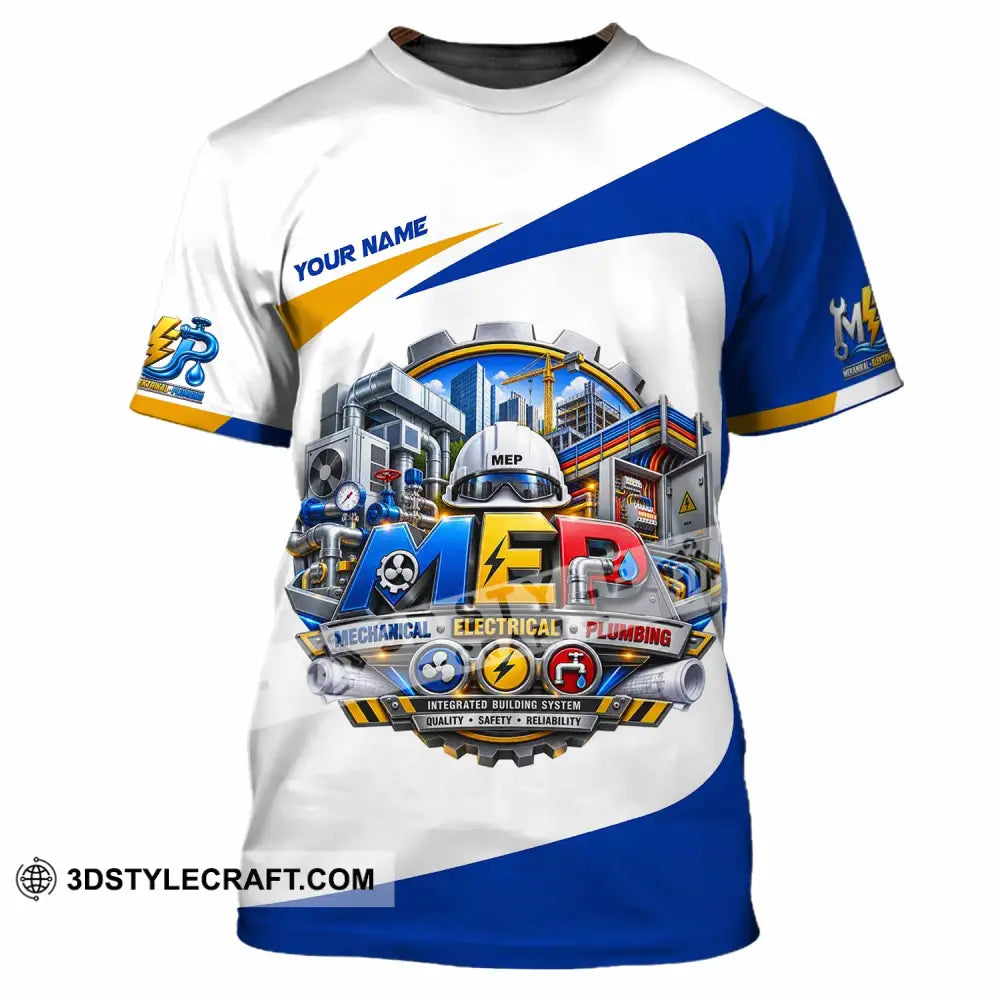 Unisex Shirt - Custom Mechanical Electrical Plumbing Shirt - T-Shirt / S - T-shirt