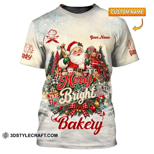 Unisex Shirt - Custom Merry Bright Bakery Shirt - T-shirt