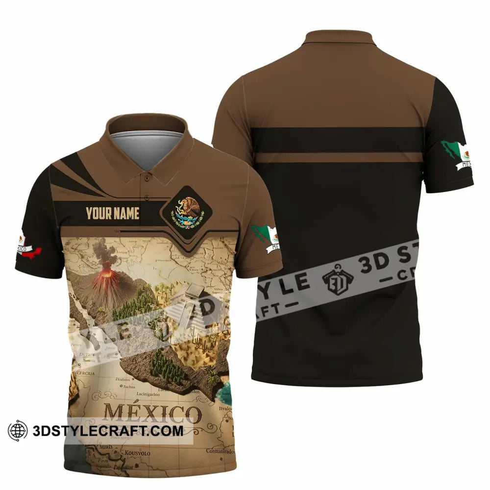 Unisex Shirt - Custom Mexico 3D Shirt Polo Shirt / S T-shirt