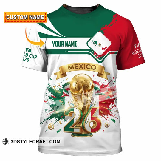 Unisex Shirt - Custom Mexico FIFA 3D Shirt style option 1