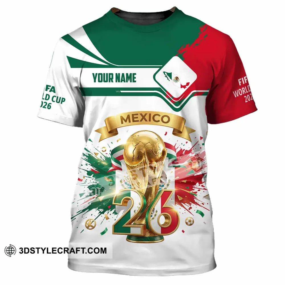 Unisex Shirt - Custom Mexico FIFA World Cup 2026 3D Shirt T-Shirt / S T-shirt