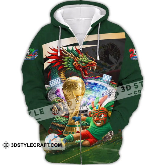 Unisex Shirt - Custom Mexico FIFA 3D Shirt style option 3