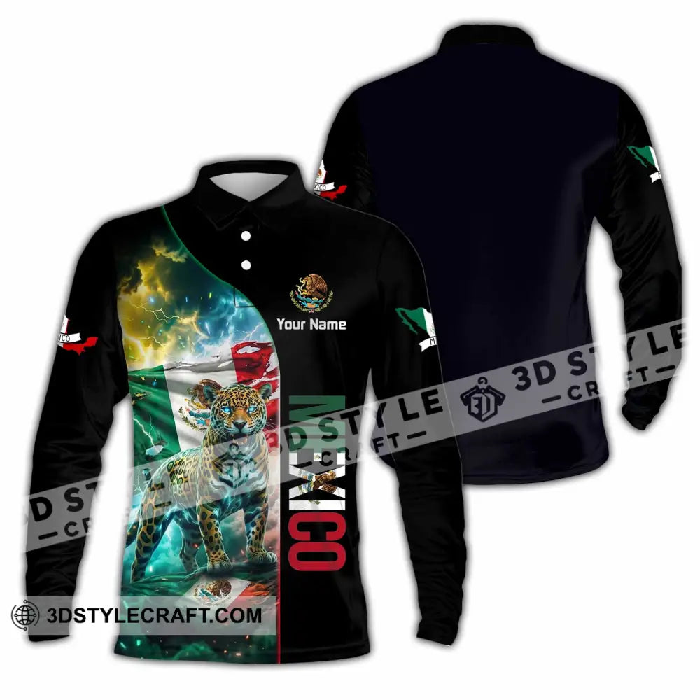 Unisex Shirt - Custom Mexico Shirt - Long Sleeve Polo / S - T-shirt