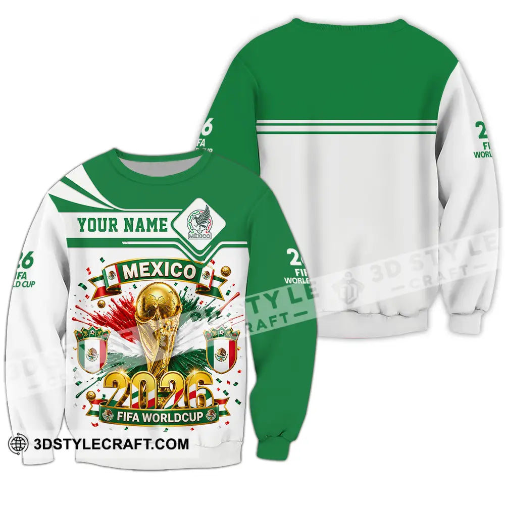 Unisex Shirt - Custom Mexico World Cup 2026 Shirt - Long Sleeve / S - T-shirt