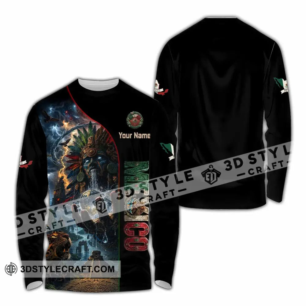 Unisex Shirt - Custom Mexico Shirt - Long Sleeve Shirt / S - T-shirt