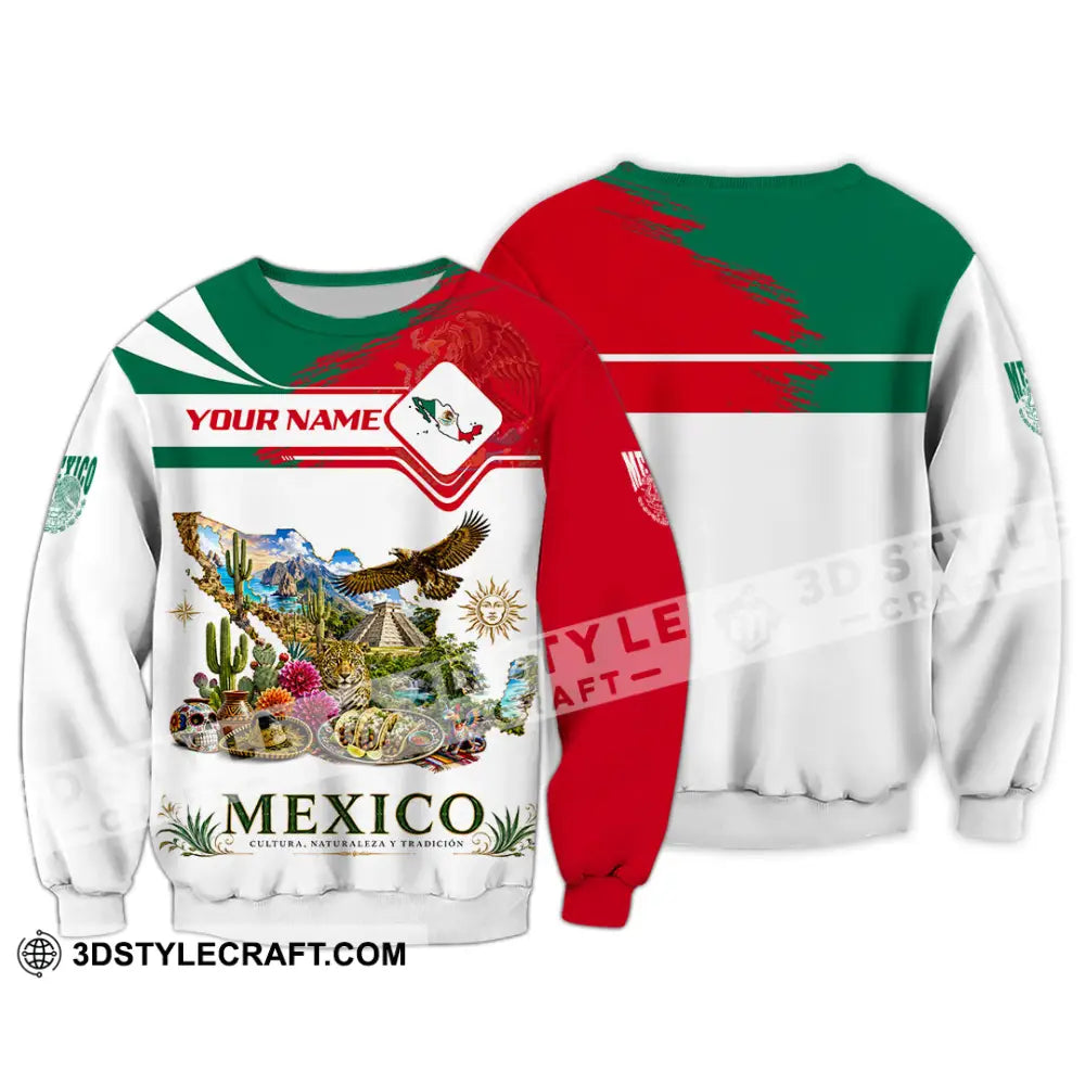 Unisex Shirt - Custom Mexico Shirt - Long Sleeve / S - T-shirt