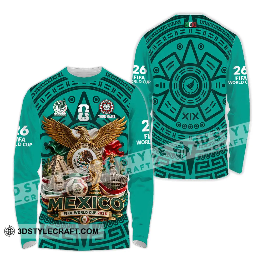 Unisex Shirt - Custom Mexico World Cup 2026 Shirt - Long Sleeve Shirt / S - T-shirt