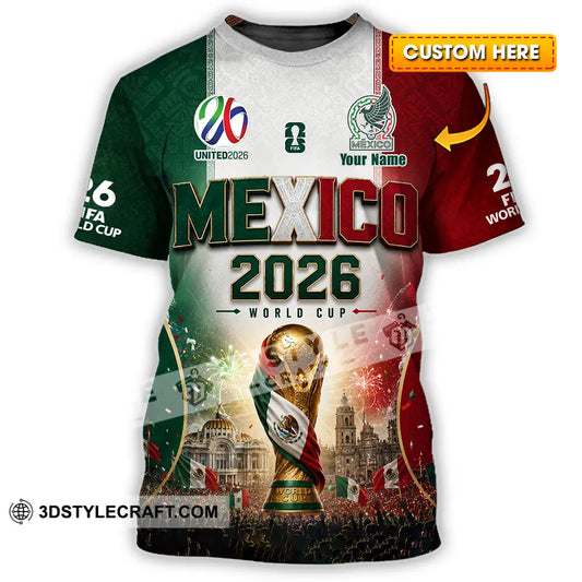 Unisex Shirt - Custom Mexico World Cup 2026 Shirt - T-shirt