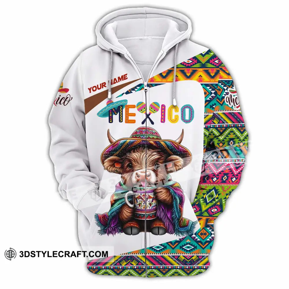 Unisex Shirt - Custom Mexico Shirt Zipper Hoodie / S T-shirt