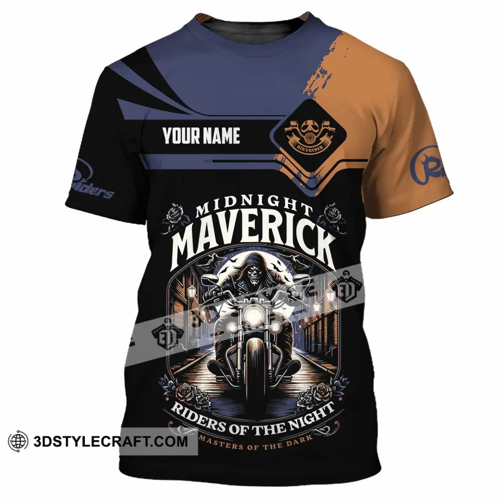 Unisex Shirt - Custom Midnight Maverick Riders Of The Night Shirt T-Shirt / S T-shirt
