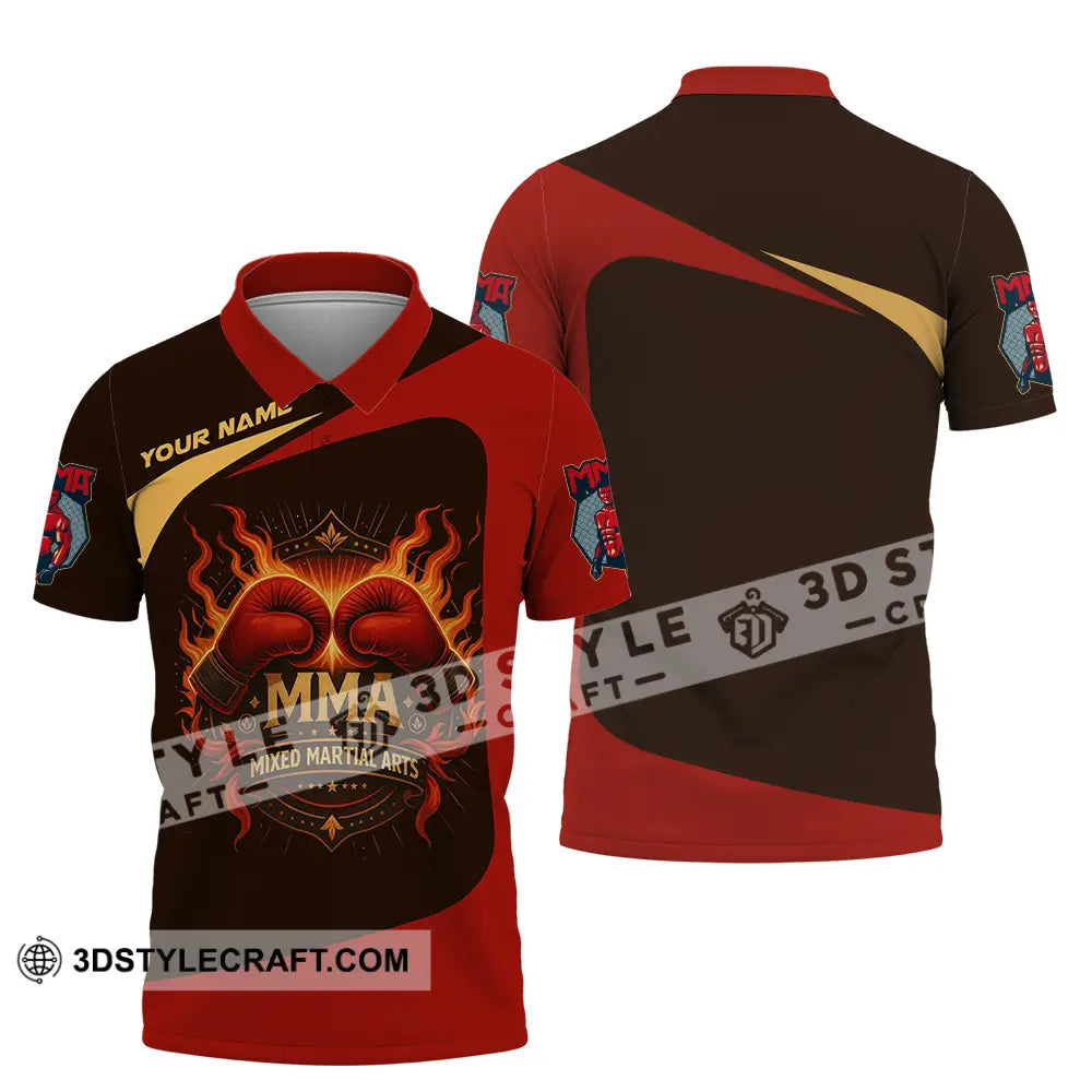 Unisex Shirt - Custom Mixed Martial Arts MMA Lover Shirt Polo Shirt / S T-shirt
