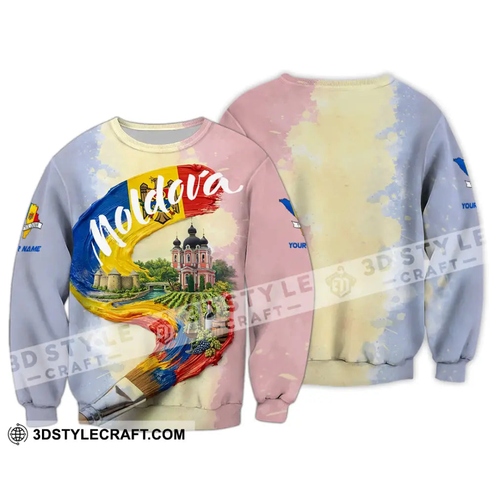 Unisex Shirt - Custom Moldova Shirt - Long Sleeve / S - T-shirt