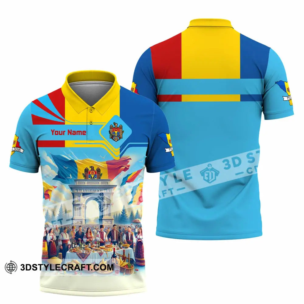 Unisex Shirt - Custom Moldova Shirt - Polo Shirt / S - T-shirt
