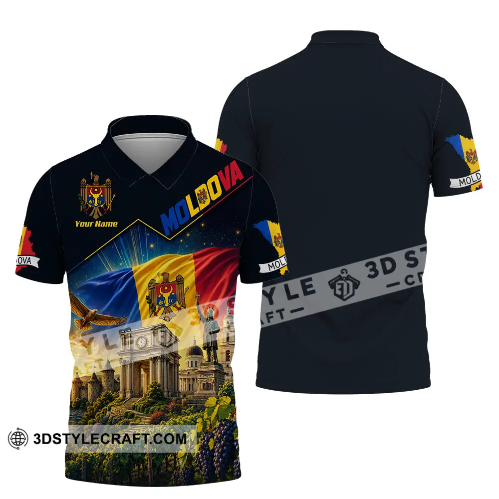 Unisex Shirt - Custom Moldova Shirt - Polo Shirt / S - T-shirt